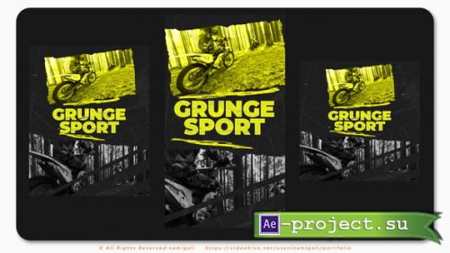Videohive - Grunge Sport Vertical - 65200559 - Project for After Effects