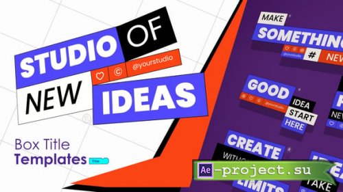 Videohive - Box Title - 65200148 - Project for After Effects