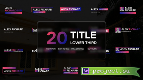 Videohive - Title Lower Third - 65200053 - Project for After Effects