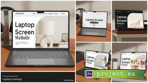 Videohive - Laptop Mockup - 65200105 - Project for After Effects