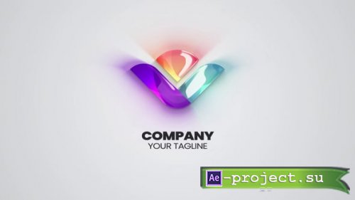 Videohive - Colorful Glass Logo Reveal | 3D Logo Opener - 65200353 - Project for After Effects
