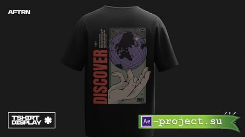 Videohive - Black Tshirt Mockup - 65203755 - Project for After Effects