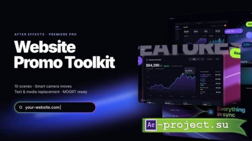 Videohive - Website Promo Toolkit | Web & SaaS Showcase - 65206908 - Project for After Effects