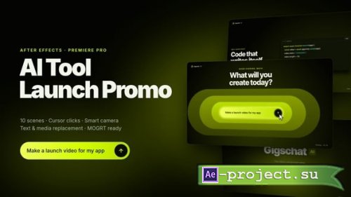 Videohive - AI Tool Launch Promo | AI Assistant & SaaS Product Showcase - 65271738