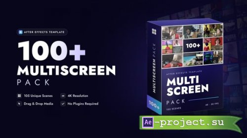 Videohive - Multiverse | 100+ Multiscreen & Split Screen Pack - 65278740 - Project for After Effects
