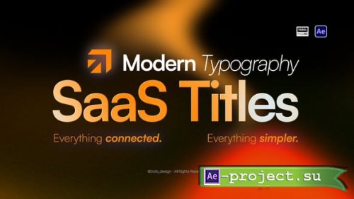 Videohive - SaaS Titles - 65202654 - Project for After Effects