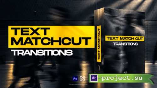 Videohive - Text Match Cut Transitions - 65216017 - Project for After Effects