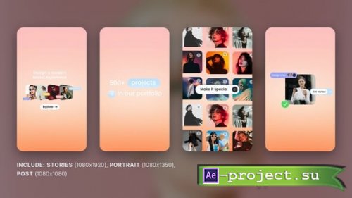 Videohive - Vertical Brand Story UI - 65484658 - Project for After Effects