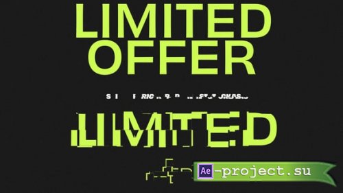 Videohive - Glitch Kinetic Promo Sale Typography - 65205483 - Project for After Effects