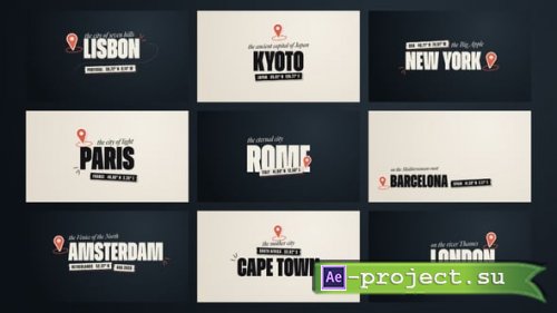 Videohive - Location Titles - 65503984 - Project for After Effects