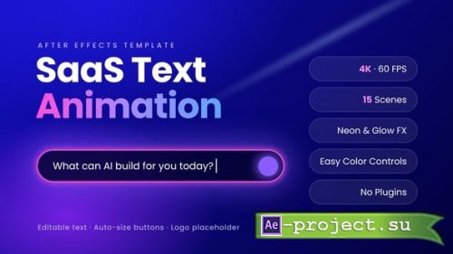 Videohive - Smooth SaaS Text Animation - 65561071 - Project for After Effects