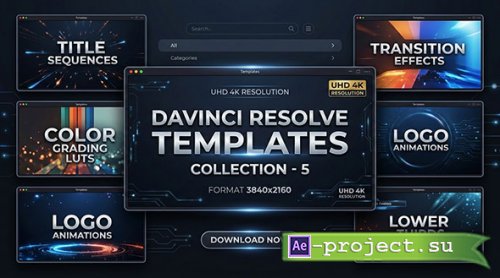 VideoHiveCollection - 5 (DaVinci Resolve Templates 25)