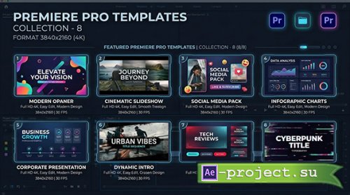 VideoHiveCollection - 8 (Premiere Pro Templates 21)