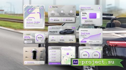 Videohive - Blurry Smart EV Widgets - 65532945 - Project for After Effects