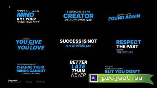 Videohive - Text Animation | After Effects - 65544200 - Project for After Effects