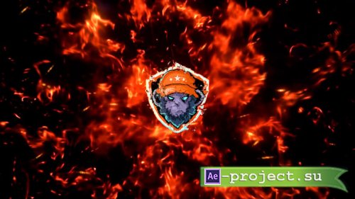 Videohive - Fire Glitch Logo Reveal - 65544566 - Project for After Effects