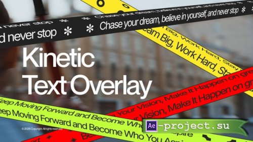 Videohive - Typo Kinetic Overlay - 65561400 - Project for After Effects