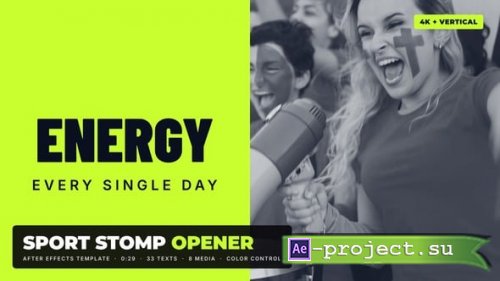 Videohive - Sport Stomp Opener for After Effects - 65561909 - Project for After Effects