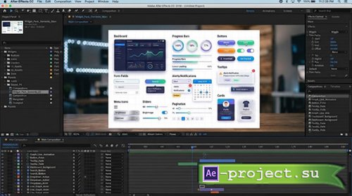 Widgets - Animated UI Elements - Project for After Effects