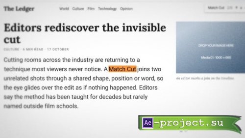 Videohive - Match Cut Screens - Website, Comments and Code Text Opener - 65561676