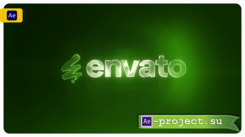 Videohive - Glowing Glass Logo Reveal - 65562012 - Project for After Effects