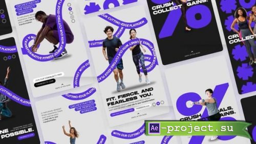 Videohive - Fitness Promo - Instagram Posts and Stories - 65562500 - Project for After Effects