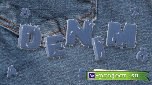 Videohive - Frayed Denim Letters - 65596477 - Project for After Effects Videohive - Frayed Denim Letters - 65596477 - Project for After Effects