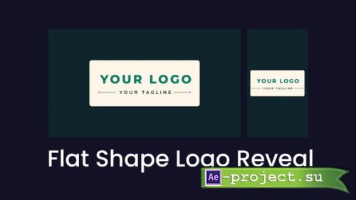 Videohive - Flat Shape Logo Reveals - 65625078 - Project for After Effects