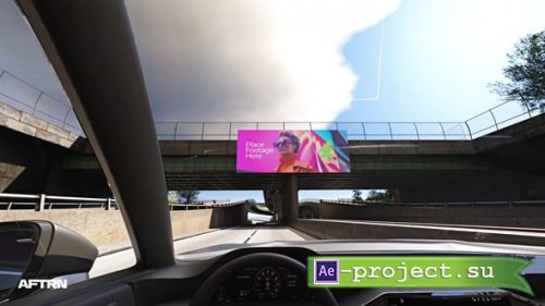 Videohive - Billboard Mockup On The Road - 65610849 - Project for After Effects