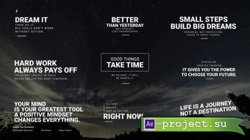 Videohive - Quotes Text Animation  AE - 65589398 - Project for After Effects