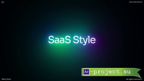 Videohive - SaaS Glow Text Presets - 65610761 - Project for After Effects