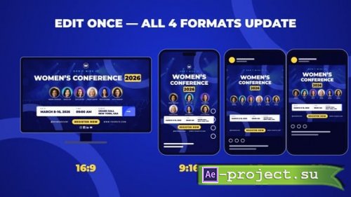 Videohive - SHE LEADS � Women�s Conference Promo - 65622222 - Project for After Effects