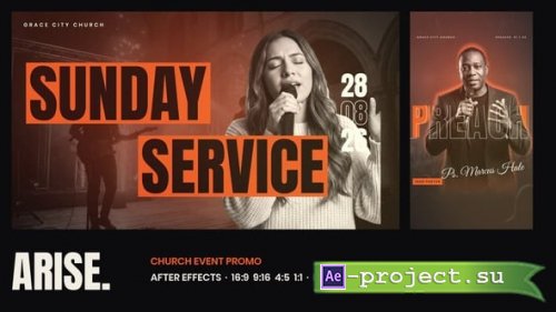 Videohive - ARISE � Church Event Promo (4 Formats) - 65626838 - Project for After Effects