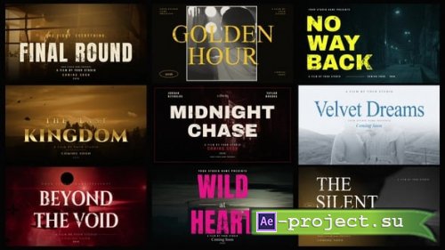 Videohive - Movie Titles for After Effects - 65596525 - Project for After Effects