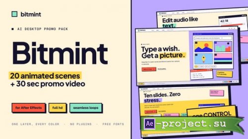 Videohive - Bitmint AI Desktop Apps Promo - 65606999 - Project for After Effects