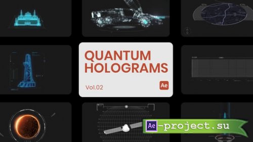 Videohive - Quantum Holograms 02 for After Effects - 65610764 - Project for After Effects