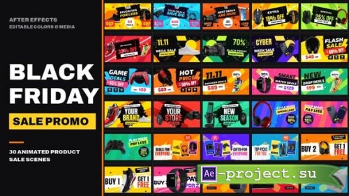 Videohive - Black Friday Sale Promo | 30 scenes - 65626849 - Project for After Effects