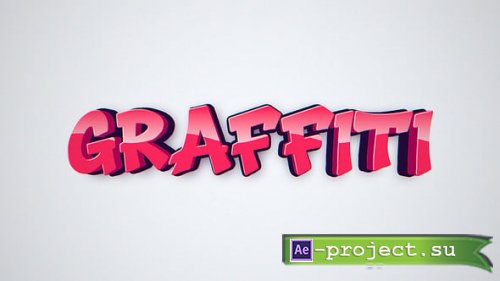 Videohive - 3D Graffiti Titles - 65647990 - Project for After Effects