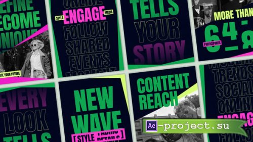 Videohive - Bold Color Rolling Text - 65595953 - Project for After Effects