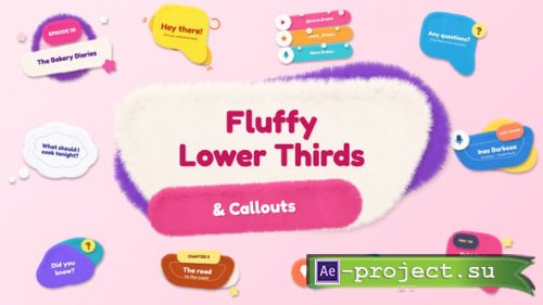 Videohive - Fluffy Lower Thirds & Callouts - 65584884 - Project for After Effects