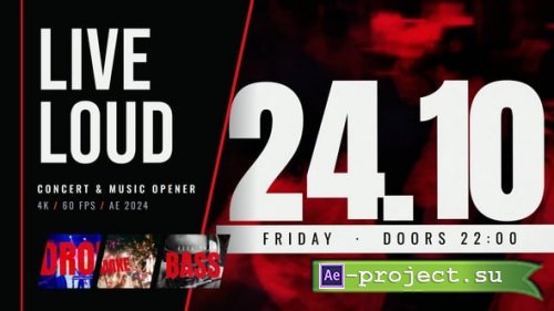 Videohive - Live Loud Music Opener - 65643854 - Project for After Effects
