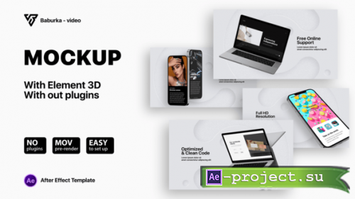 Videohive - Mockup Devices - 32937630 - Project for After Effects
