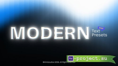 Videohive - Modern Text Preset - 65584522 - Project for After Effects
