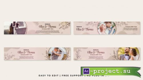 Videohive - Wedding Horizontal Banner - 65635825 - Project for After Effects