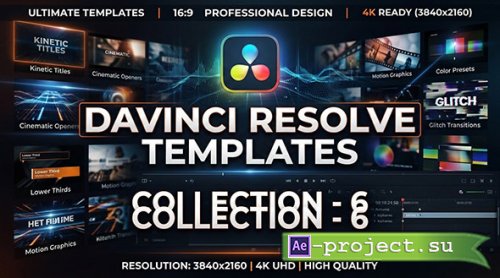 VideoHiveCollection - 6 (DaVinci Resolve Templates 15)