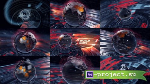 Videohive - World News V2 - 4k Broadcast Opener - 65648372 - Project for After Effects