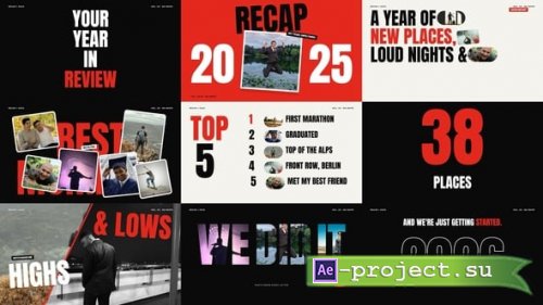 Videohive - Loud Editorial Year Recap - 65674832 - Project for After Effects