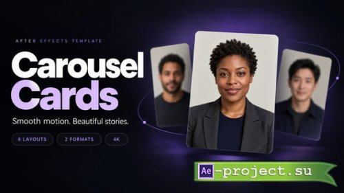 Videohive - Carousel Cards � Animated Photo Carousel - 65648528 - Project for After Effects