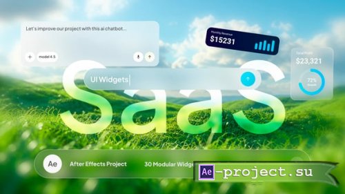 Videohive - SaaS UI Widgets - 65651665 - Project for After Effects