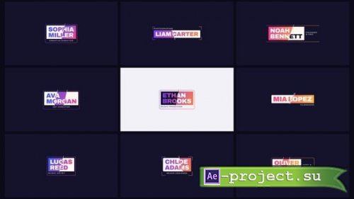 Videohive - Gradient Lower Thirds - 65651499 - Project for After Effects